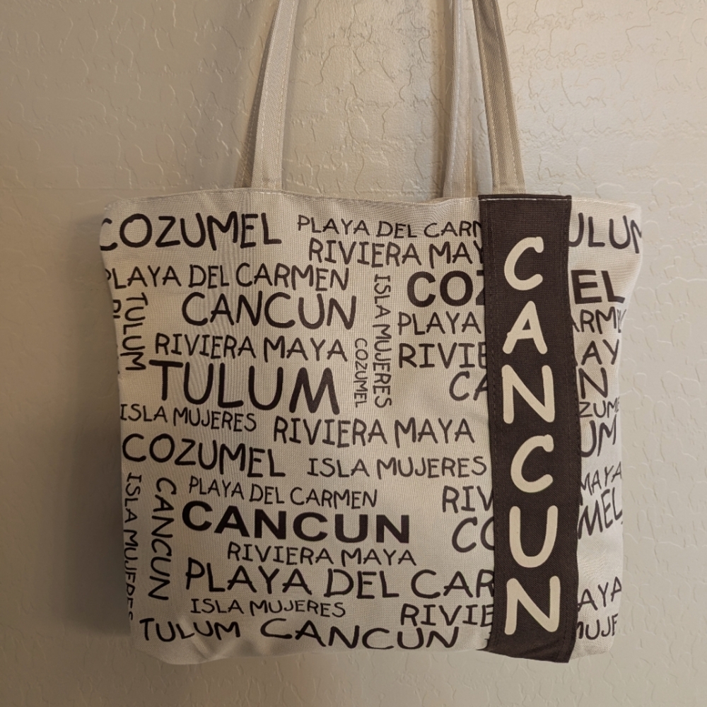 NWOT Cancun Cozumel Tulum Playa Del Carmen Riviera Maya Tote Bag